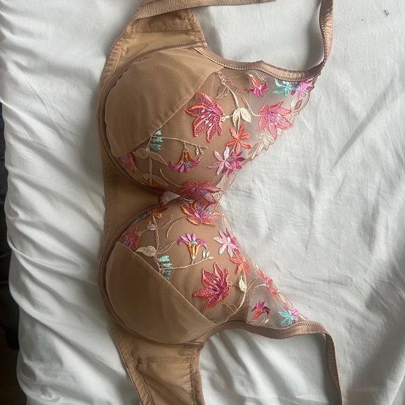 Intimissimi Multicolor Floral Embroidered Bra - Picture 2 of 4